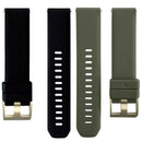 2 Pack 20mm Silicone Watch Band Quick Release Strap Replacement