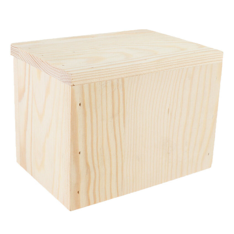 Hamster Hideout House, Gerbil Villa Wooden Living Hut Cabin Play Toys