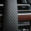 1Pc Car PVC Leather Steering Wheel Cover Anti-slip Protector Fit 38cm/15 EDE