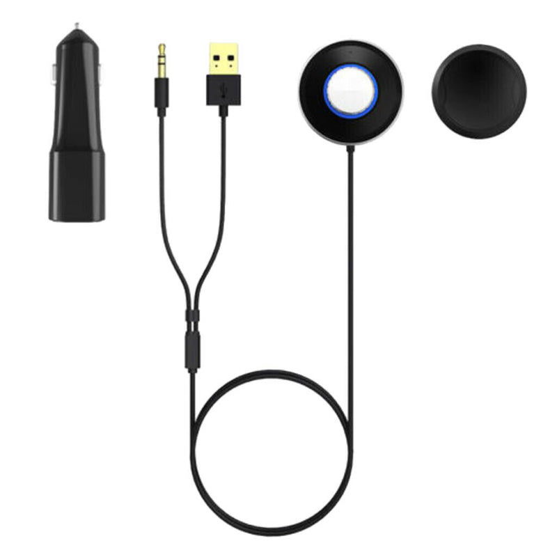 Wireless  4.0 Car Kit 3.5mm AUX Music Audio Receiver Car Charger
