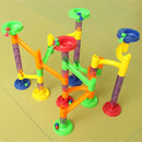 DIY Run Building Blocks Marble Race Game Christmas Toys for Kid Construction