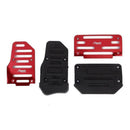 Non-Slip Car Pedal Brake Foot Cover Treadle Belt RED Automatic Accelerator 2pcs