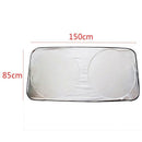 150x85 Car Sunshade Windshield Sunshade Front And Rear Window Anti-Uv Film