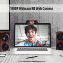 2MP 1080P Full HD Webcam with Built-in Microphone USB 2.0 Web Camera for PC