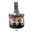 2Pcs 500K Ohm Single Linear Taper Potentiometers with on/off Switch R5Z2