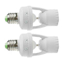 2pcs Remote Control Light Lamp Socket E27 Bulb Base Holder, Light Switch Kit,