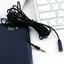 5ft/3.5mm Audio Aux Cable Male to Female Stereo Extension Headphone Braided Cord