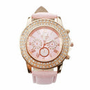 Women Watch, Pink Leather Strap