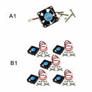 Mini Cooling Fan Heat Sink For Raspberry Pi 3/2/B+ 4.5V/5V Computer Accs HJQ