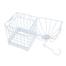 Iron Birdcage Shape Succulent Pot Metal Hanging Planter Plant Holder - 13cm