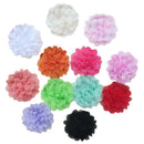 10PCS Satin Flowers Baby Artificial Flowers for Headbands DIY Flower Hair A X4F5