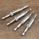 4pcs Hinge Drill Bit Self Centering Countersink Holes Hss Hex Recess Shank
