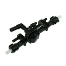 Rear Axle RC Car Parts for D90 MN90 MN91 4WD RC Pickup Truck Black 14cm