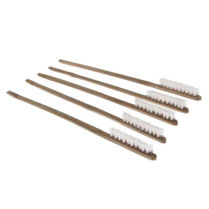 5Pcs Wooden Long Handle Parrot Bird Cage Cleaning Brush Cage Accessories