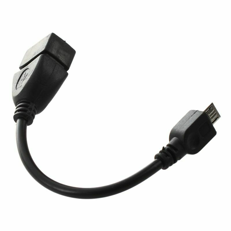 USB A 2.0 female to Micro USB B male Cable Adapter W1Y1