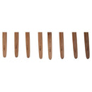 8 Sizes Bamboo Handle Steel Crochet Hooks 1.0-2.75mm
