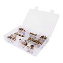 Flat Head Rivetnuts Insert Rivet Nuts Assortment Kit with Plastic Case -M3 M4 M5
