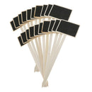 20pcs Wooden Blackboard Party Message Chalkboard Blackboard Plant Markers