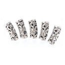 10Pcs Alloy Dreadlock Hair Beads Dread Braid Pins Rings Tube Clips Cuff Jewe Gw