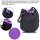 Waterproof SLR Camera Drawstring Lens Pouch Protective Brushed Cover (S)