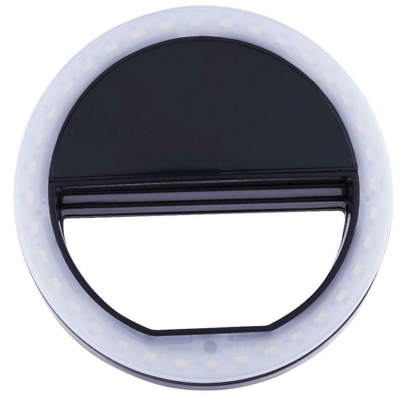 Portable Selfie Ring Flash Led Fill Light Lamp Camera Photography Spotlight