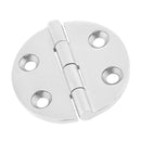 64mm Flush Round Hinges 316 Stainless Steel Polished for Boat Marine Door