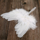 White Feather Angel Wings Christmas Tree Decoration Hanging Xmas Ornament 10pcs