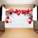 Valentines Day Photography Background Love Heart Candle Gift Photo Backdrop A