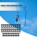 20pcs Cord Hooks Kayak Bungee Karabiner Motorcycle Buckle Camping Tent Hook