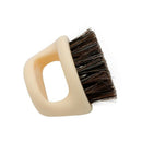 1 Pcs Ring Design Horse Bristle Men Shaving Brush Plastic Portable Barber B
