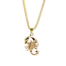 Fashion Hip Hop Men Scorpio Long Chain Sweater Necklace Punk Rock Jewelry Gi_