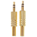 2pcs Stereo 3.5mm 1/8in Headphone Earphone DIY Audio Jack Plug Connectors
