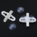 5Pcs Aquarium Fish Tank Divider Suction Cup Divider Plastic Sheet Holder SeME