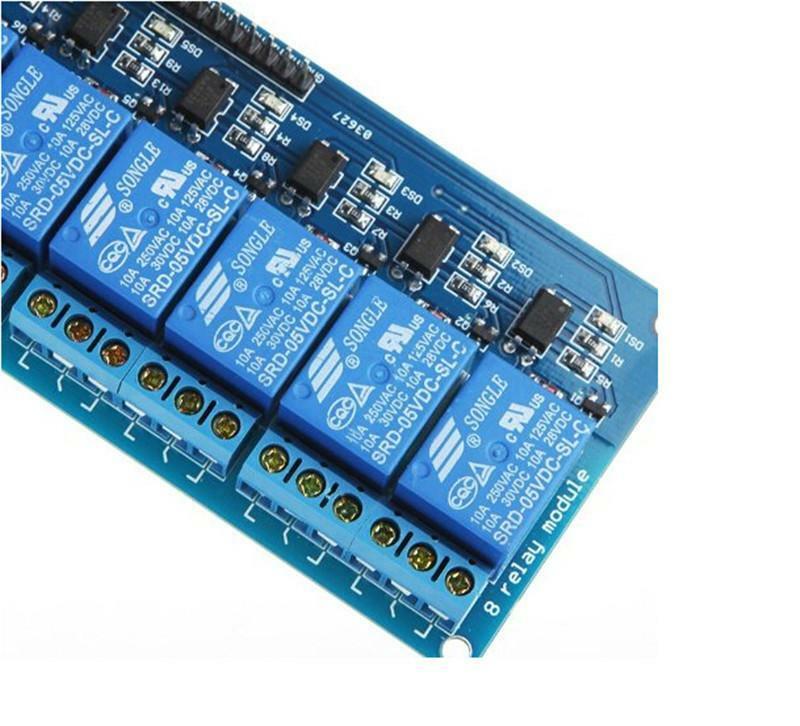 Precision 8-Channel 5V Relay Shield Module Board Optocoupler For Ardu TwJCAU Gw