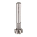 Two 16mm x 8mm White Steel Straight Shank T-Slot Milling Cutters for Millin