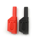 1 Pair Fully Insulated Solder Type 4mm Male Stackable Banana Plug Connector 3 Kw