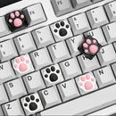 Cat Claw ESC Keycap PBT + silicone Keycap for Mechanical Keyboard-Black&Pin W2K2