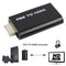 PS2 to HDMI Video Converter AV Adapter 3.5mm Audio Output HDMI Connecto ï¼D