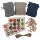 Advent Christmas calendar to fill Christmas bag De%!