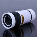Universal 8X Zoom Optical Telephoto Telescope Lens for Phone Camera(White)
