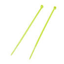 100X 2.5mmx100mm Nylon Cable Wire Zip Ties Cord Wrap Strap Color:Green F1Y6