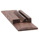 Wooden Bridge W/ Saddle Nut ABS Carved Slotted For Ukulele Uku Parts Accs