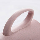 450Ml Wheat Straw Mugs Plastic Coffee Mug Tea Cup With Spoon Lid Handle Cut N8Q7