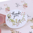 120pcs/lot thank you Flower Seal Stickers Birthday Cookie Cake Gift DIY Lab BX