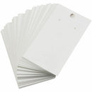 100PCs White Earrings Jewelry Display Cards 9x5cm