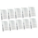 10 Pieces DIY Blank Metal Hair Clips Side Comb 20 Teeth Bridal Accessories