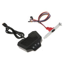 Desktop PC Computer Power Switch& USB Port/ Restart Button with 2 USB Port