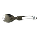 Outdoor Camping Portable Foldable Stainless Steel Spork Dinner Tableware ZT3C