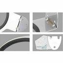 Hair Dryer/Blower Wall Rack Bathroom Salon Alloy Steel Fixer Organizer Tool