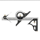 Square Angle Metric Ruler Combination Steel Woodworking Adjustable Level G UFD